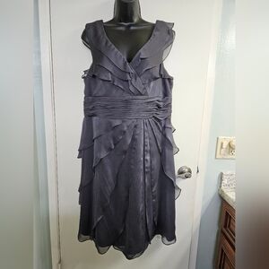 Liliana Charcoal Asymmetrical Dress